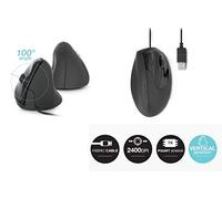Urban Factory ERGO - souris - USB - noir