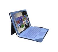 Urban Factory SUR24UF Folio Bleu Simili Cuir pour Microsoft Surface Pro 4 12.3" - Protection Anti-Rayures, Fonction Stand, Boucle Stylo, 303x212x17mm