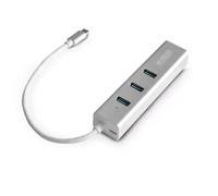 Urban Factory TCM02UF station d'accueil USB 3.2 Gen 1 (3.1 Gen 1) Type-C Argent