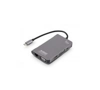 Urban Factory TCM16UF station d'accueil Avec fil USB 3.2 Gen 1 (3.1 Gen 1) Type-C Gris