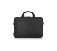 Urban Factory Sacoche pour Ordinateur Portable - Pc 17.3 Pouces et Tablette 10.5 Pouces Modèle Toplight Noir avec Bandoulière Sangle Epaule et Poignée Confortable Renforcée