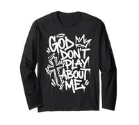 Urban Faith God ne Joue Pas de Hip-hop chrétien Manche Longue