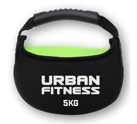 Urban Fitness Kettlebell en tissu, poignée en caoutchouc souple, design sûr au sol, poids remplis de sable, résistance, endurance, entraînement de fitness à domicile, 5 kg