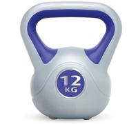 Urban Fitness Kettlebell en Vinyle, 12 kg, Bleu Marine