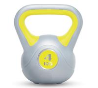 Urban Fitness Ufw0804 Kettlebell en Vinyle Unisexe, Jaune, 4 kg