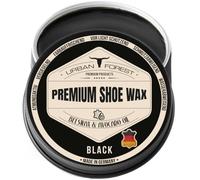 URBAN FOREST Cirage pour Chaussures Cire Noire pour Chaussures à la Cire d'abeille et à l'huile d'avocat | Entretien du Cuir des Chaussures comme Cire imperméabilisante 150ml