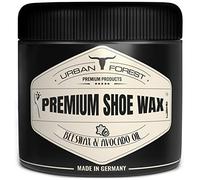 URBAN FOREST Cire pour chaussures 250ml incolore avec cire d'abeille et huile d'avocat | soin du cuir des chaussures comme cire imperméabilisante | soin des chaussures et nettoyage des chaussures