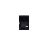 Urban Forest Liam Portefeuille en cuir avec blocage RFID pour homme, noir/rouge, décontracté