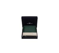 Urban Forest Seattle Portefeuille en cuir bicolore pour homme, Vert/sable, Décontracté