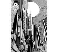 Urban Frequencies: A Journal of Energy and Rhythm: A Modernist College-Ruled Notebook for Creative Thinkers and Abstract Minds