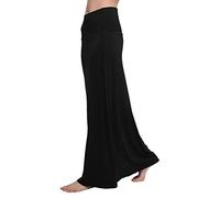 Urban GoCo Jupe Yoga de Femmes Élastique en Forme de Cocon À Taille Haute Longue Maxi Jupe De Large Ouverture Noir S
