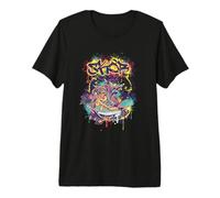 Urban Graffiti Broken Skate Board Street Art T-Shirt Haut de Gamme
