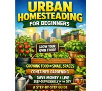 Urban Homesteading for Beginners: A Step-by-Step Guide to Growing Food in Small Spaces, Container Gardening, Saving Money, and Self-Sufficient Living in the City
