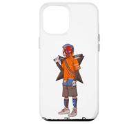 Urban Japanese Anime Devil Masked Read The Bat Warrior Coque pour iPhone 12 Pro Max
