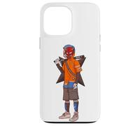 Urban Japanese Anime Devil Masked Read The Bat Warrior Coque pour iPhone 13 Pro Max