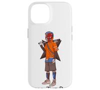 Urban Japanese Anime Devil Masked Read The Bat Warrior Coque pour iPhone 14