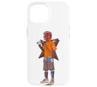Urban Japanese Anime Devil Masked Read The Bat Warrior Coque pour iPhone 15