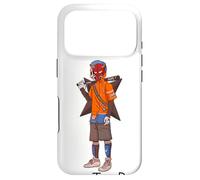 Urban Japanese Anime Devil Masked Read The Bat Warrior Coque pour iPhone 17 Pro