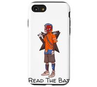 Urban Japanese Anime Devil Masked Read The Bat Warrior Coque pour iPhone SE (2020) / 7/8