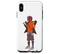 Urban Japanese Anime Devil Masked Read The Bat Warrior Coque pour iPhone XS Max