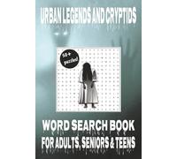 Urban Legends and Cryptids Word Search Book: Word Searches with Easy to Read Print about Urban Legends, Cryptids, Dark Folklore, and more. 6 x 9 ... Nights, Candlelight, and Creepy Quiet Hours