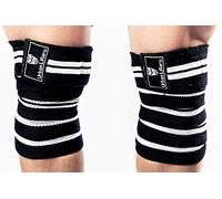 Urban Lifters Bandes de Genoux - (La Paire) (Noir/Blanc)