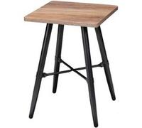 Urban Living - Bout de canapé design bois et métal Hampton - L. 40 x H. 50 cm - Noir - Hampton Noir G