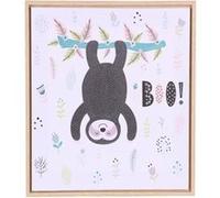 Urban Living - Cadre Décoration enfant paresseux Tommy - Boo - Tommy Blanc G