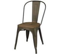 - Chaise vintage Liv H84 cm - Gris industriel