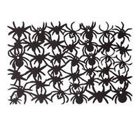 Urban Living - Décoration d'Halloween - Set de table araignées - Noir Noir G