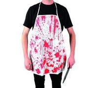 Urban Living - Déguisement d'Halloween - Tablier ensanglanté - Blanc Blanc G