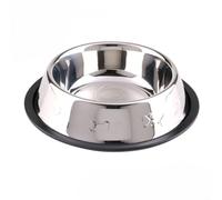 Urban Living Dogi Gamelle pour Chien Embossee en INOX avec Base Anti Derapante Diam 24Cm