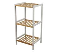 Urban Living - Etagère 3 niveaux en bois - Marron et banc