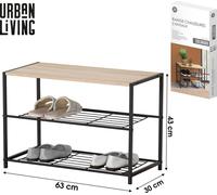 Urban Living Étagère à chaussures COLORADO 63 x 30 x 43 cm Étagère à chaussures 151377