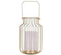 Urban Living - Lanterne ronde design métal Gold Home - Doré - Gold Home Doré G