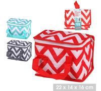 Urban Living Le Froid - Sac Isotherme Pliable 3 Couleurs Aléatoires Gris/Bleu/Rouge 22X14X16Cm