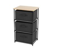 Urban Living Le Kube ETAGERES avec 3 TIROIRS 39X30XH68CM