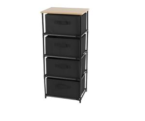 Urban Living Le Kube ETAGERES avec 4 TIROIRS 39,2X29,7XH89CM