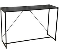 Urban Living "Madison Console en Metal Noir 120X39XH79CM