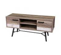 - Meuble de TV Brooklyn - 120 x H. 55 cm - Marron