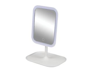 Urban Living Miroir COSMETIQUE sur Pied avec ECLAIRAGE en LED 21X16,5XH30CM