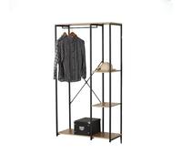 Urban Living PENDERIE, Noir/Bois, Normal