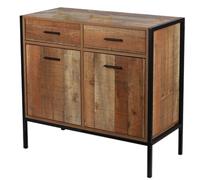 Urban Living "Riverside Commode avec 2 TIROIRS ET 2 Portes 84X40XH79CM