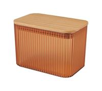 Urban Living Samba Boite Hermetique 1L Couvercle En Bois 15X9,5Xh10,7Cm Terracotta