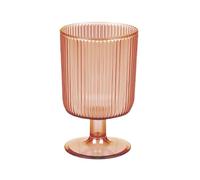 Urban Living SAMBA VERRE A PIED EN PLASTIQUE 300ML DIAM 7,7CM X H12,2CM TERRACOTTA