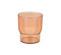 Urban Living SAMBA VERRE EN PLASTIQUE 300ML DIAM 7,7CM X H8,5CM TERRACOTTA