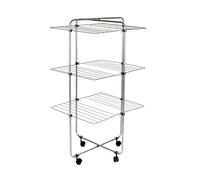 Urban living SECHE Linge Silver Tour 3 ETAGES 30MTR avec roulettes 360°