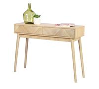 Urban Living "Shelby Console avec 2 TIROIRS SYSTEME Push Pull 100X30XH75CM
