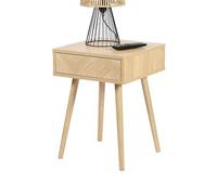 Urban Living "Shelby Table DE Chevet avec 1 TIROIR SYSTEME Push Pull 40X40XH55CM