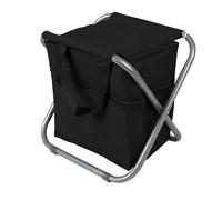 Urban Living Sunnydays Chaise de Camping Pliante avec Sac Isotherme Noir